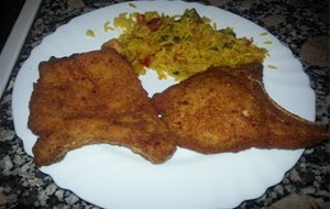 Chuletas De Cerdo A La Milanesa
