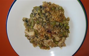 Arroz Con Secreto Ibérico Y Verduritas Verdes
