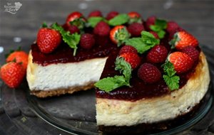 Cheesecake de frutos rojos