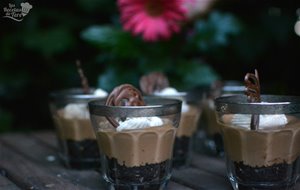 
mousse De Chocolate, Moca Y Galletas Oreo
