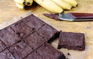 Brownie De Chocolate Y Banana
