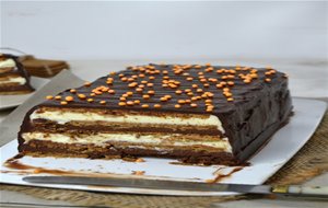 Tarta De Dos Chocolates Con Galletas &#161;sin Horno!
