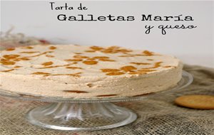 Tarta De Galletas María Y Queso Sin Horno
