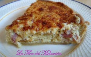 Quiche De Puerros Y Bacon
