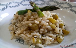 Arroz Meloso Con Espárragos 
