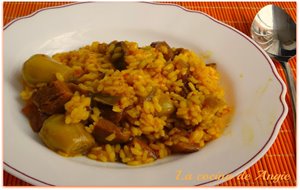 Arroz Con Níscalos Y Alcachofas
