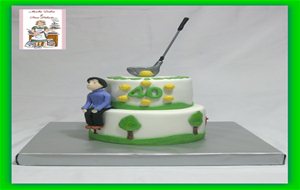 Tarta Golf 40 Años
