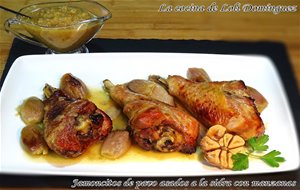 Jamoncitos De Pavo Asados A La Sidra Con Manzanas Reineta
