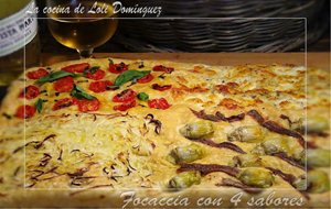 Focaccia Con 4 Sabores
