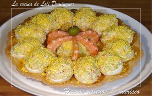 Huevos Rellenos De Marisco
