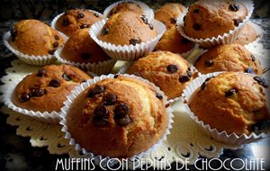 Muffins Con Pepitas De Chocolate
