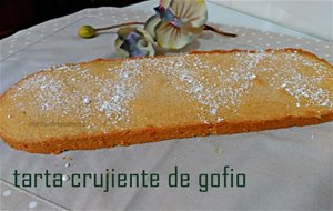 Tarta Crujiente De Gofio
