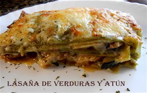 Lasaña De Verduras Y Atún
