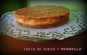 Tarta De Queso Y Membrillo
