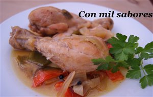 Muslitos De Pollo Al Chilindrón
