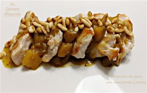 Solomillo De Pavo Con Manzanas Y Curry
