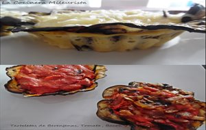 Tartaletas De Berenjenas, Tomate, Bacon Y Queso "sin Masa"
