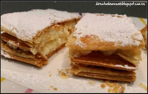 Milhojas De Crema Pastelera
