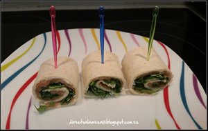 Wraps De Salmón Ahumado Y Rúcula
