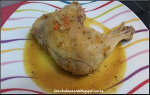 Contramuslos De Pollo Al Curry
