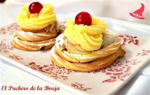 Zeppole Di San Giuseppe, (rosquillas De San José)
