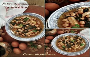 Potaje De Garbanzos Y Bacalao.
