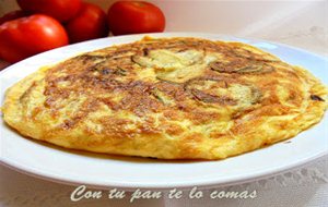 Tortilla De Calabacines Y Ventresca De Atún
