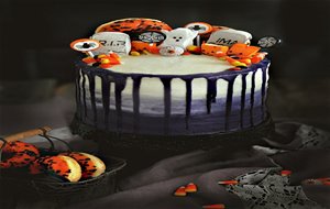 Tarta Drip Cake Para Halloween