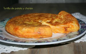 Tortilla De Patata Y Chorizo

