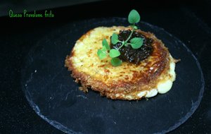 Queso Provolone Frito Con Chutney 
