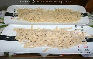 Pasta Fresca Con Máquina
