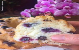 Bundt De Arándanos Y Nata
