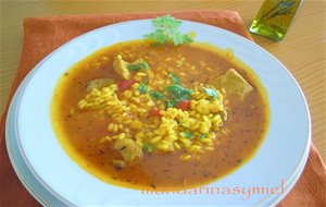 Arroz Caldoso Con Costilla De Cerdo.
