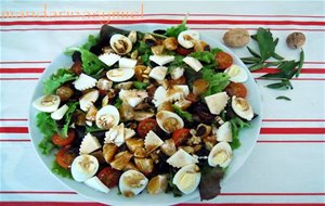 Ensalada De Invierno Con Vinagreta De Miel.
