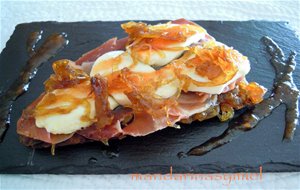 Tosta De Cebolla Caramelizada Casera.
