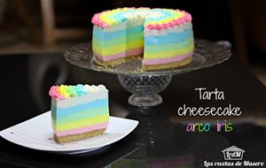 Tarta Cheesecake Arco Iris
