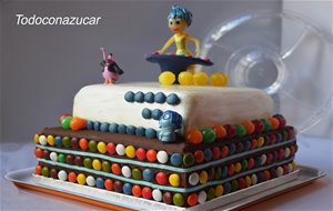 Tarta Película "del Revés" (inside Out)
