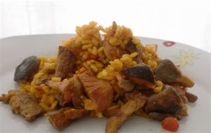 453&#176; Receta: Arroz Con Setas Y Secreto Iberico
