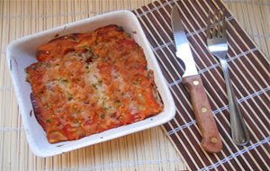 545&#176; Receta: Canelones De  Bacon, Berenjena Y Calabacin
