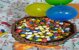 Tarta De Cumpleaños Kit Kat Con Bizcocho De Natillas
