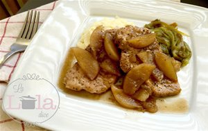 Lomos De Puerco En Salsa De Manzana
