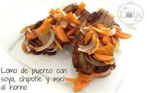 Lomo De Puerco Con Soya, Miel Y Chipotle Al Horno
