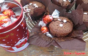 Muffins De Chocolate Con Extra De Chocolate