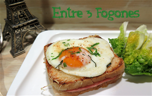 Sándwich Croque Madame