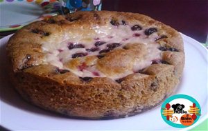 Pastel De Cerezas Con Crema De Queso