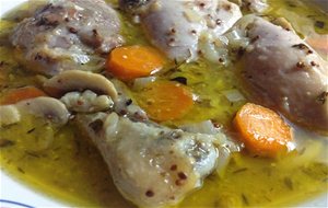 Muslo De Pollo Con Ginebra