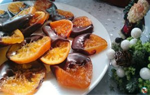 Mandarinas Con Chocolate Confitadas