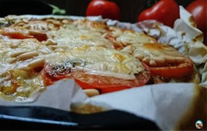 Tarta De Tomate Y Berenjenas
