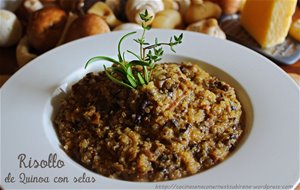 Risotto De Quinoa Con Setas (sin Lactosa)