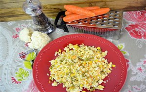 Arroz Frito De Coliflor O Arroz De Coliflor A Las Tres Delicias
